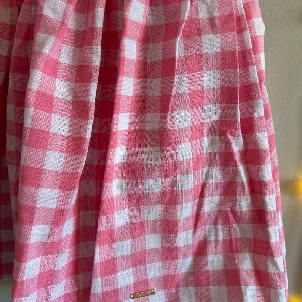Pink Gingham Kids Dress size 4T